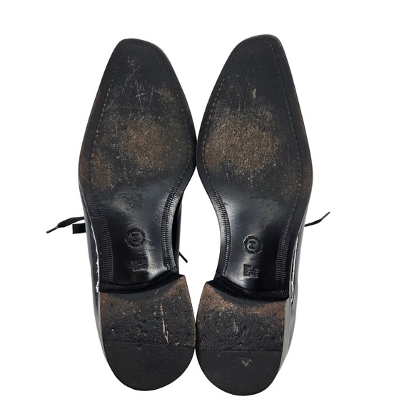 Suit Supply Mens Tuxedo Dress Shoes Oxfords Black Patent Leather US Size 9 - Picture 8 of 9